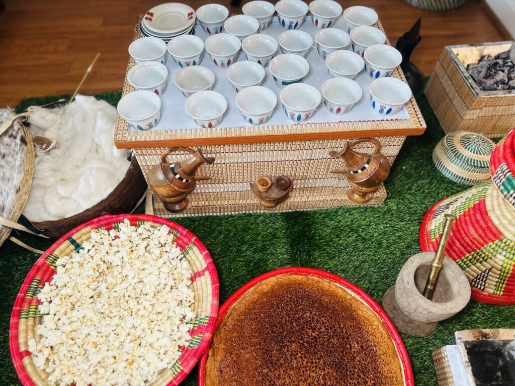 Traditional Ethiopian Coffee Set called REKOBOT