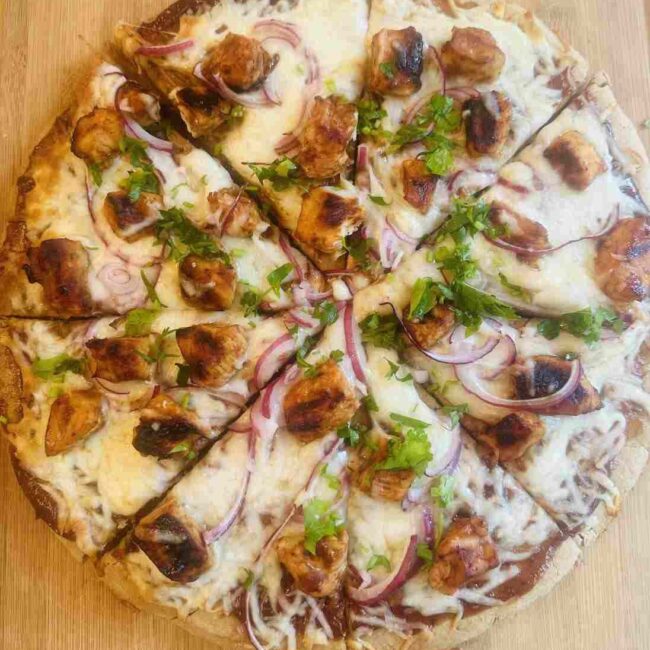 Teff BBQ Chicken Pizza