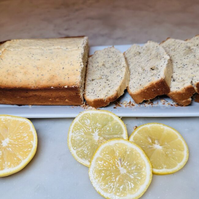 Gluten Free Lemon Poppy Seed Loaf
