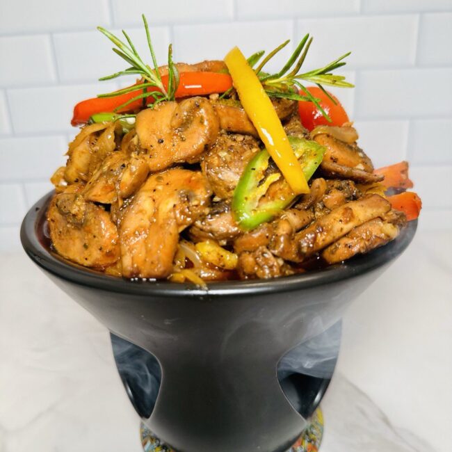 Ethiopian vegan tibs