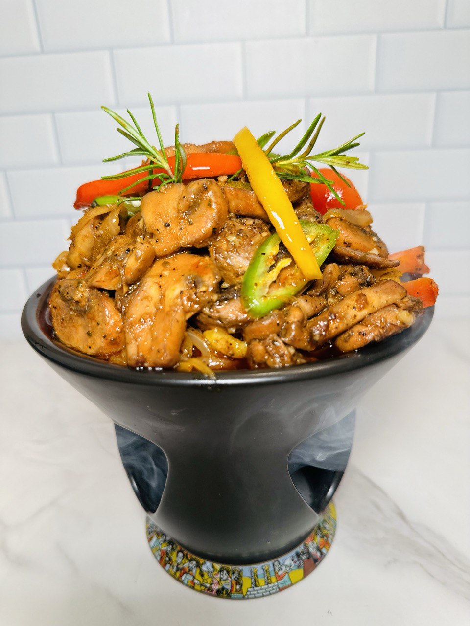 Ethiopian vegan tibs