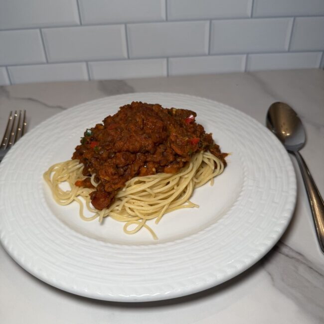 Vegan Spaghetti Bolognese