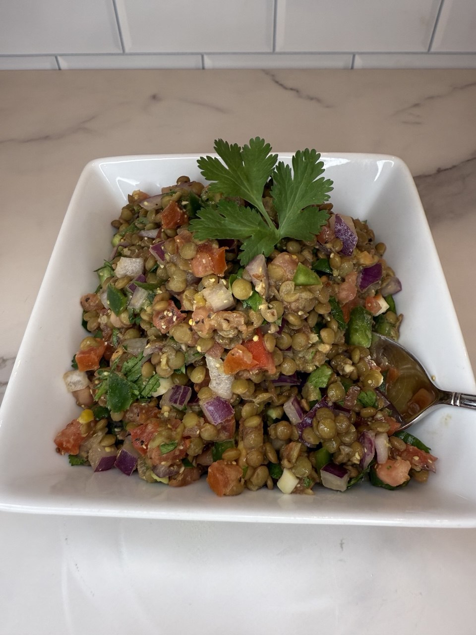 Azifa or Ethiopia lentil salad