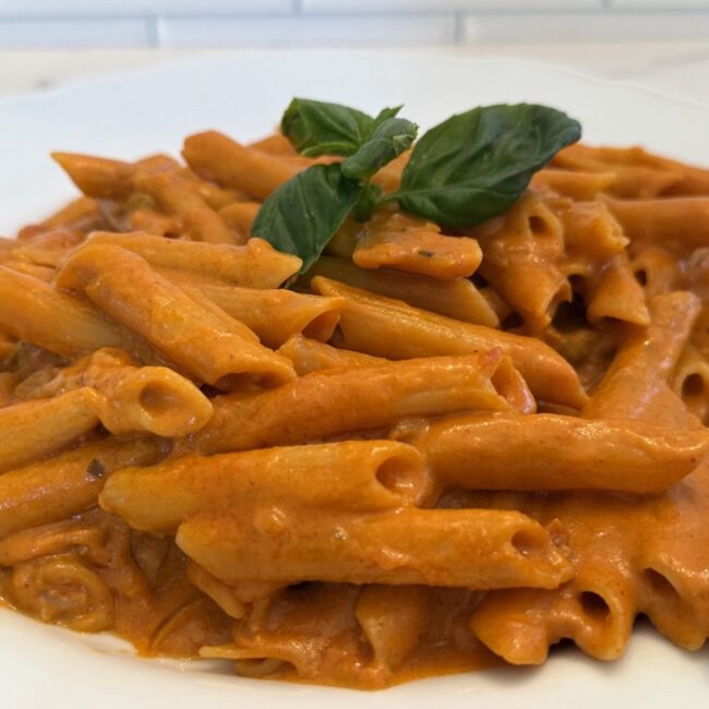 Spicy Chickpeas Penne Pasta