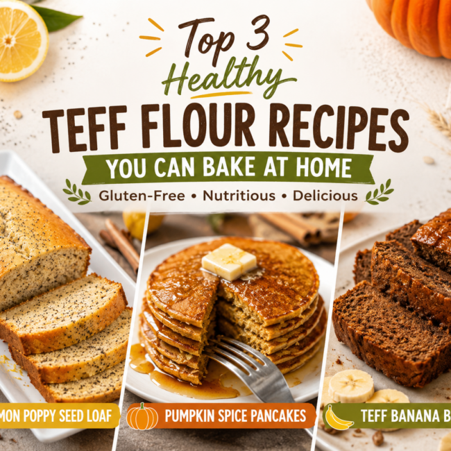 Top 3 Healthy Teff Flour Recipes