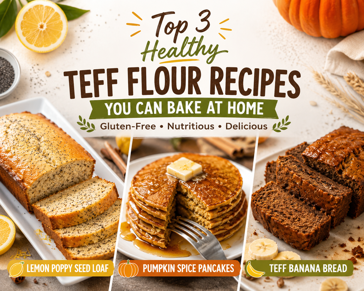 Top 3 Healthy Teff Flour Recipes