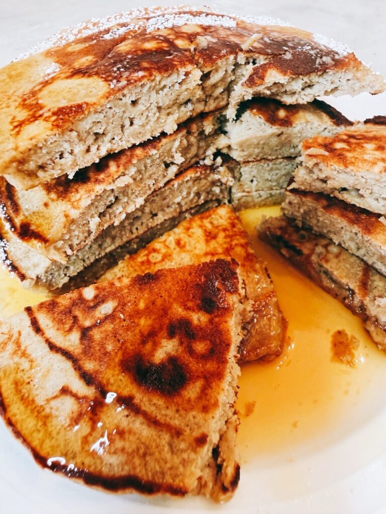 Teff and Quinoa Banana Pancakes